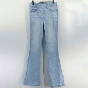 SPANX Light Wash Flare Pull On Jeans Small
